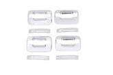 04-14 Ford F-150 AVS 685302 Door Handle Covers (4 Door) 8pc Set Chrome